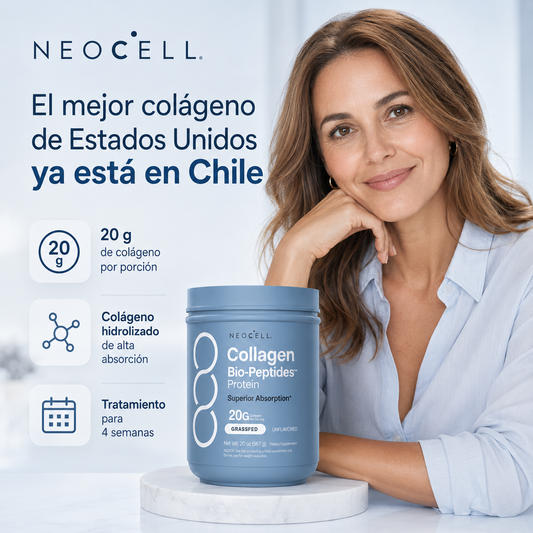 Colágeno Bio-Péptidos (hidrolizado) Grassfed de Absorción Superior 20 gr. + Proteína 18 gr. | Polvo sin sabor