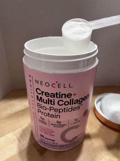 Creatina monohidratada + Multi Colágeno Bio-Péptido Protein + L-Taurine - Sin sabor 30 servicios
