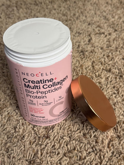 Creatina monohidratada + Multi Colágeno Bio-Péptido Protein + L-Taurine - Sin sabor 30 servicios