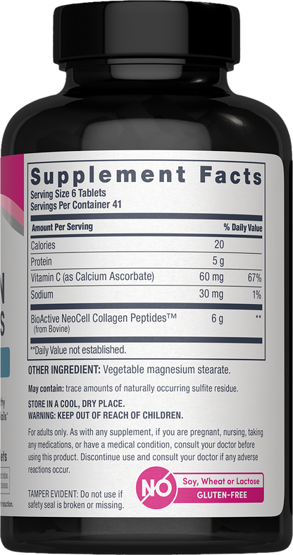 Pack 2 x Colágeno Péptidos hidrolizado + Vitamina C 6.000 mg | Tabletas