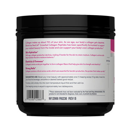 Colágeno Péptidos (hidrolizado) Grassfed Powder "Hair, Skin, Nails & Joint" | Polvo Sin sabor