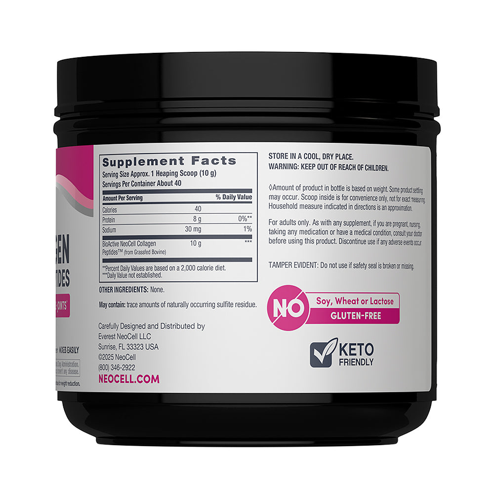 Colágeno Péptidos (hidrolizado) Grassfed Powder "Hair, Skin, Nails & Joint" | Polvo Sin sabor