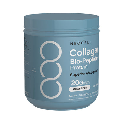 Colágeno Bio-Péptidos (hidrolizado) Grassfed de Absorción Superior 20 gr. + Proteína 18 gr. | Polvo sin sabor