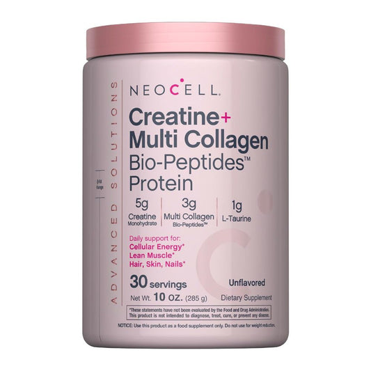Creatina monohidratada + Multi Colágeno Bio-Péptido Protein + L-Taurine - Sin sabor 30 servicios