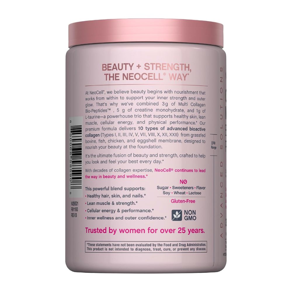 Creatina monohidratada + Multi Colágeno Bio-Péptido Protein + L-Taurine - Sin sabor 30 servicios